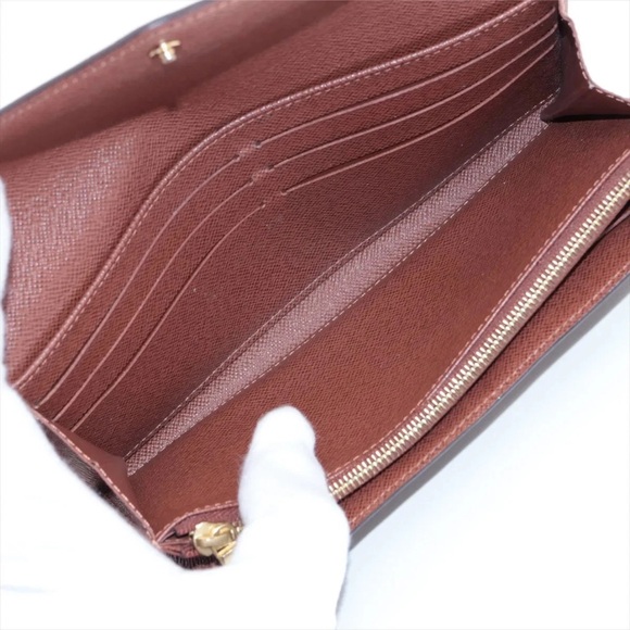 Louis Vuitton Brown Monogram Wallet with Gold Chain - Picture 15 of 16